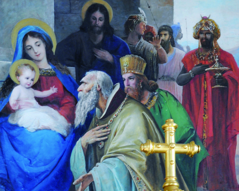 Pala d’altare della Chiesa Parrocchiale di Ortisei; foto: Wolfgang Moroder Pala d’altare della Chiesa Parrocchiale di Ortisei; foto: Wolfgang Moroder